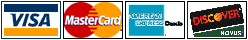 Visa, Mastercard, Amex, JCB
and Diners Club accepted here